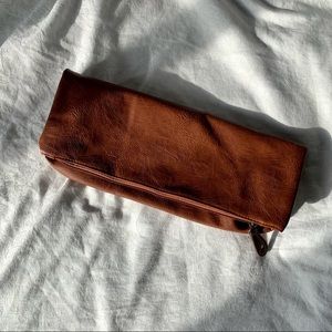FREE PEOPLE VEGAN LEATHER CLUTCH